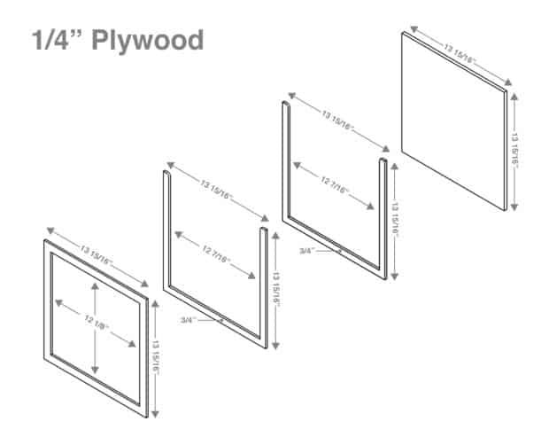 Picture of the frame plans